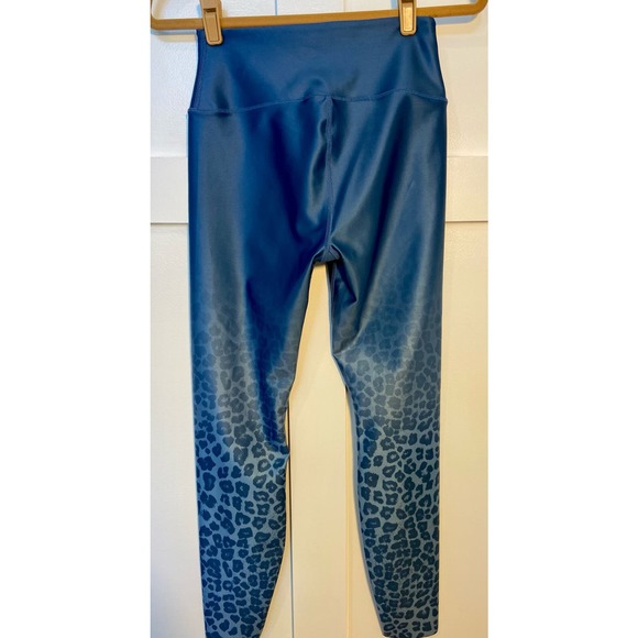Good American Tonal Ombré Leggings - Sky Blue Leopard Print - Size 2 * WJ18 - Picture 5 of 8